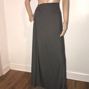 Black and white skirt